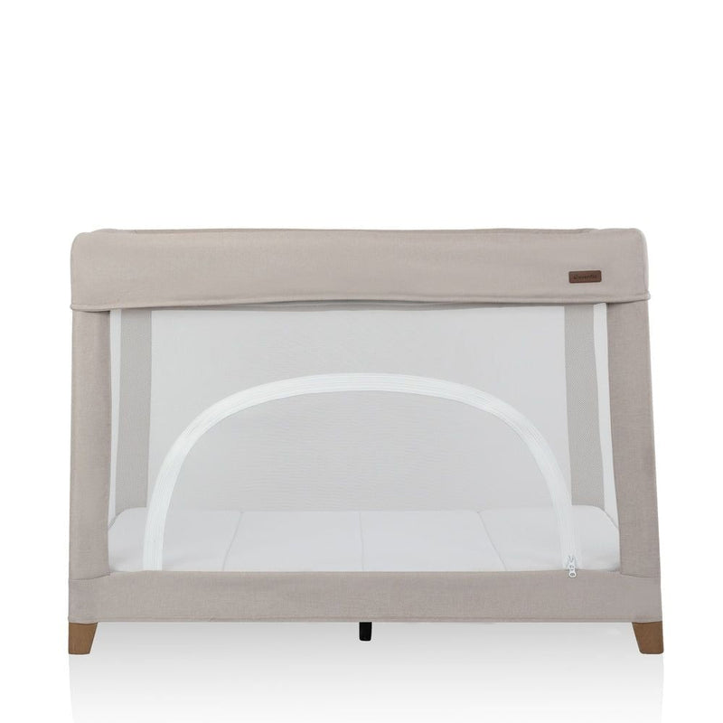 Evenflo Eris 2-In-1 One Hand Playard withBassinet, Beige M5
