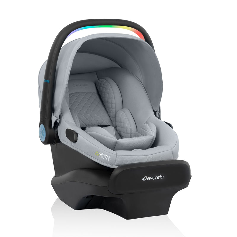 Evenflo Revolve Litemax NXT Gold Rotational Infant Car Seat with Sensory Soothe Handle R8