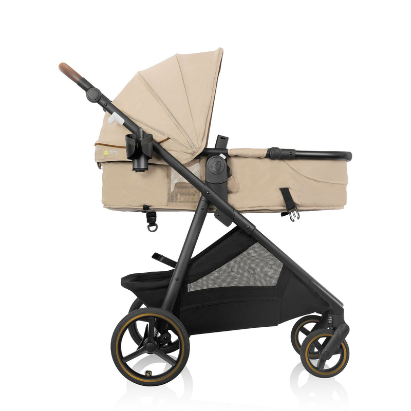 Evenflo Shyft Intuiti+ Stroller withGreen and Gentle Beige E9