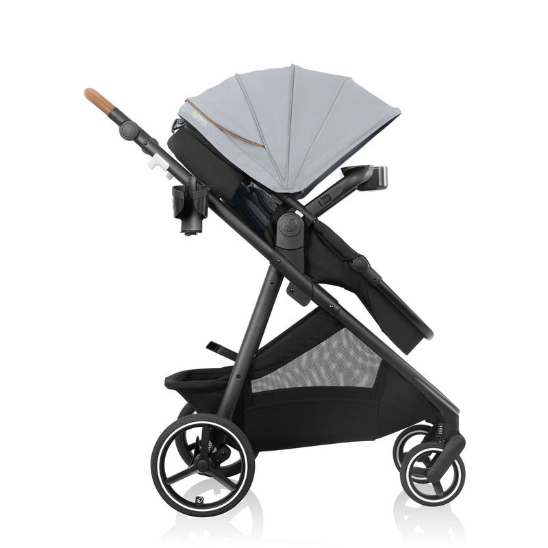 Evenflo Shyft Intuiti+ Stroller withGreen and Gentle Grey E2