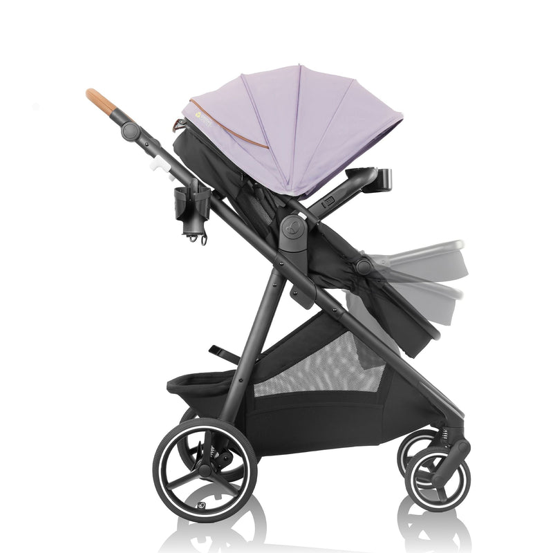 Evenflo Shyft Intuiti+ Stroller withGreen and Gentle Purple F8