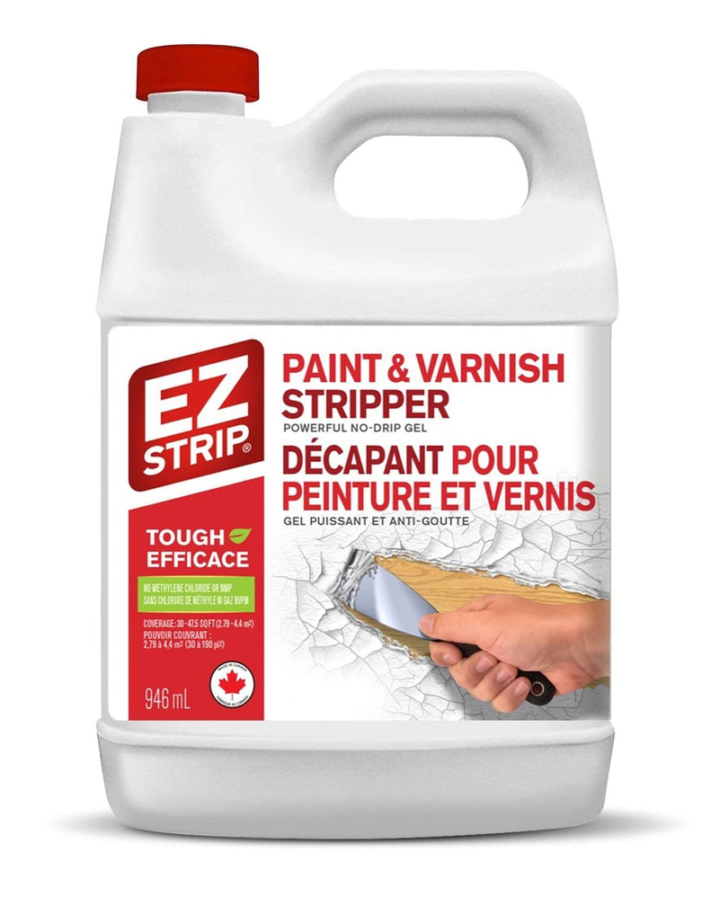 EZ Strip Professional Strength Paint Remover & Varnish Stripper Gel, Low VOC, 946-mL U1