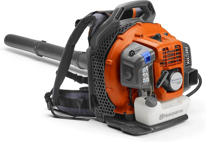 Husqvarna 150BT Gas Backpack Leaf Blower, 51cc 2.16HP, 765CFM 270MPH, Ergonomic Design U2