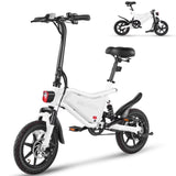 ANCHEER Peak 500W Electric Bike for Adults, Foldable Electric Bikes with 48V 374Wh Battery, 14 in Electric Bicycle for Men Women, LCD Digital...