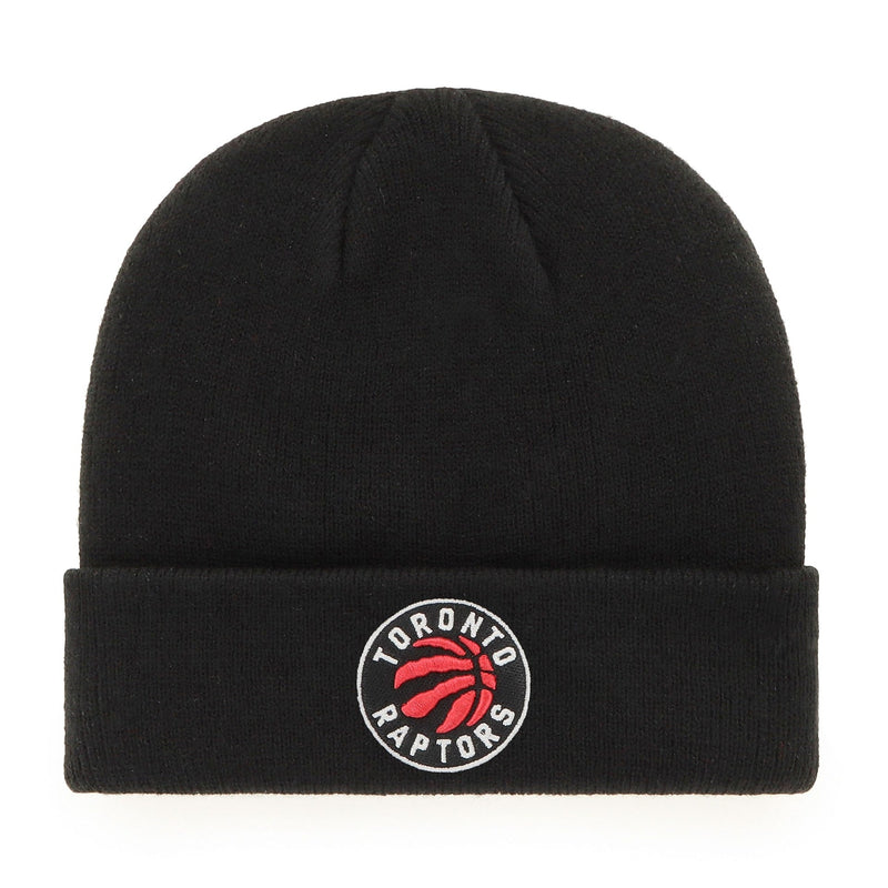 Fan Favorite NBA Toronto Raptors Mass Freeze Knit Cuffed Toque with Embroidered Logo, Black M6