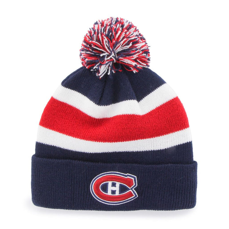 Fan Favorite NHL Montreal Canadiens Mass Breakaway Cuff Knit Pom Toque, Adult Q2