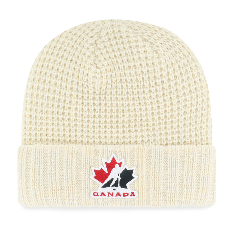 Fan Favourite Team Canada Mass Clara Cuff Knit Toque, Cream, Women K2