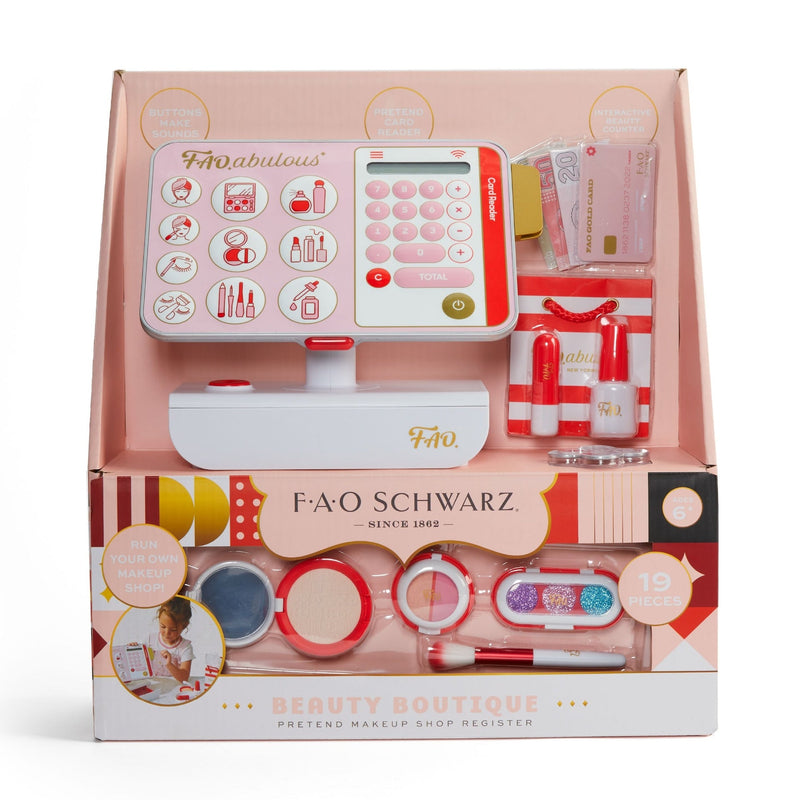 FAO Schwartz Beauty Boutique Cash Register, Pink/White O0