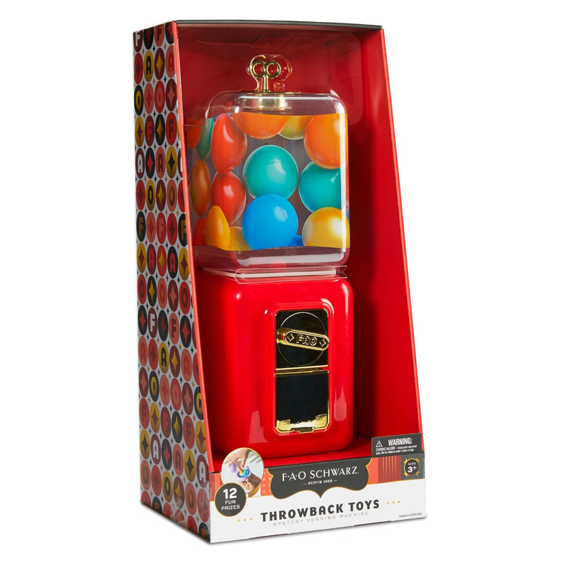 FAO Schwartz Throwback Toys Vending Machine, Red Y7
