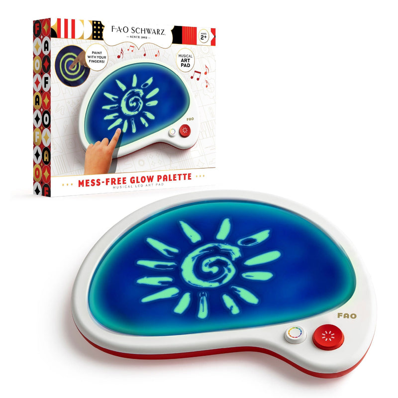FAO Schwarz Drawing Glow Palette Mess Free, Assorted G1