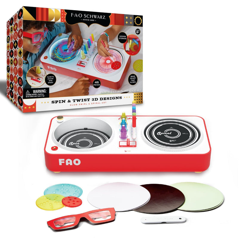FAO Schwarz Toy Spin & Twist 3D Art, Assorted O6