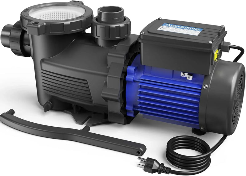 In/Above Ground Pool Pump, High Flow (with Timer, 2HP, 8917 GPH, 220V) J3