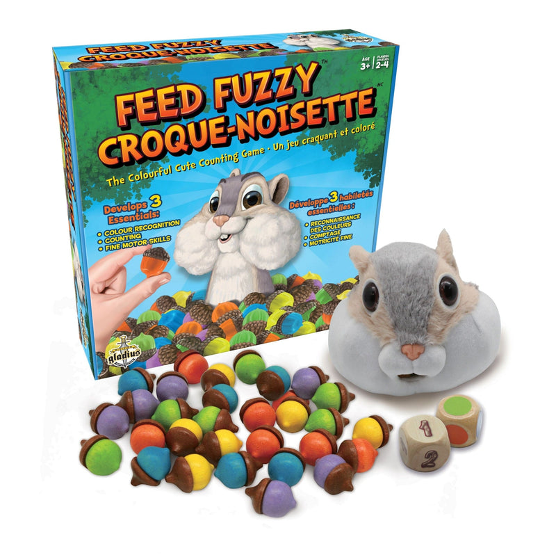 Feed Fuzzy Colourful Counting Game, Bilingual, Ages 3+ R0
