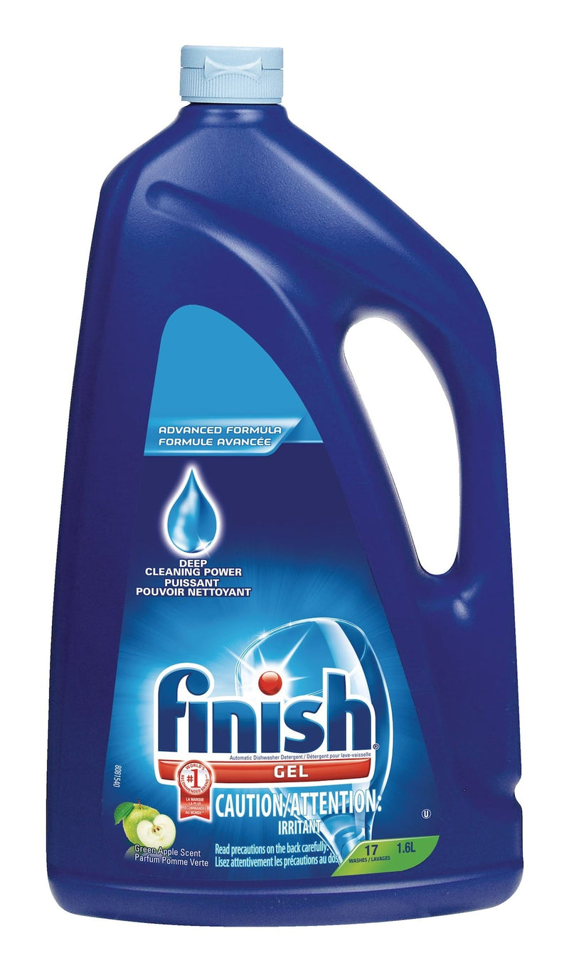 Finish Dishwasher Detergent Gel, Green Apple Scent, 1.6-L C2