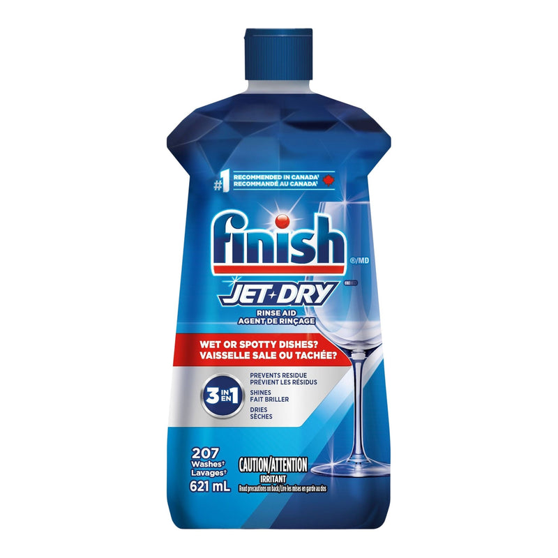 Finish Jet-Dry Liquid Rinse Aid, Fresh Scent, 621-mL Y5