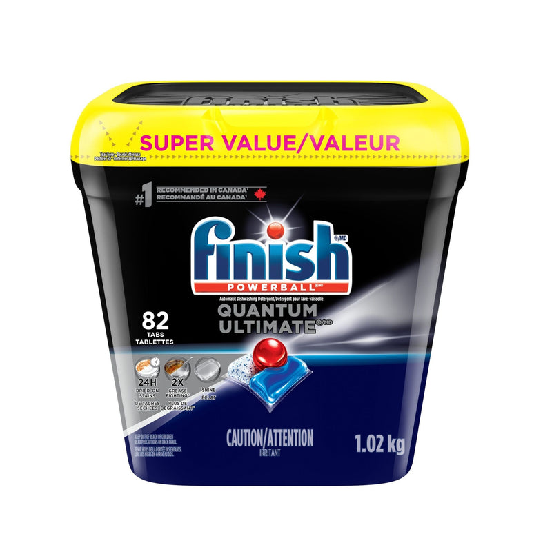 Finish Quantum Ultimate Dishwasher Detergent Tabs, 82-ct A9