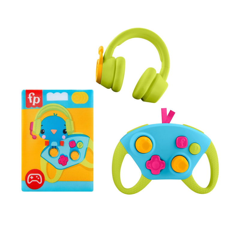 Fisher-Price Level Up Little Gamer Gift Set, Green & Blue Q0