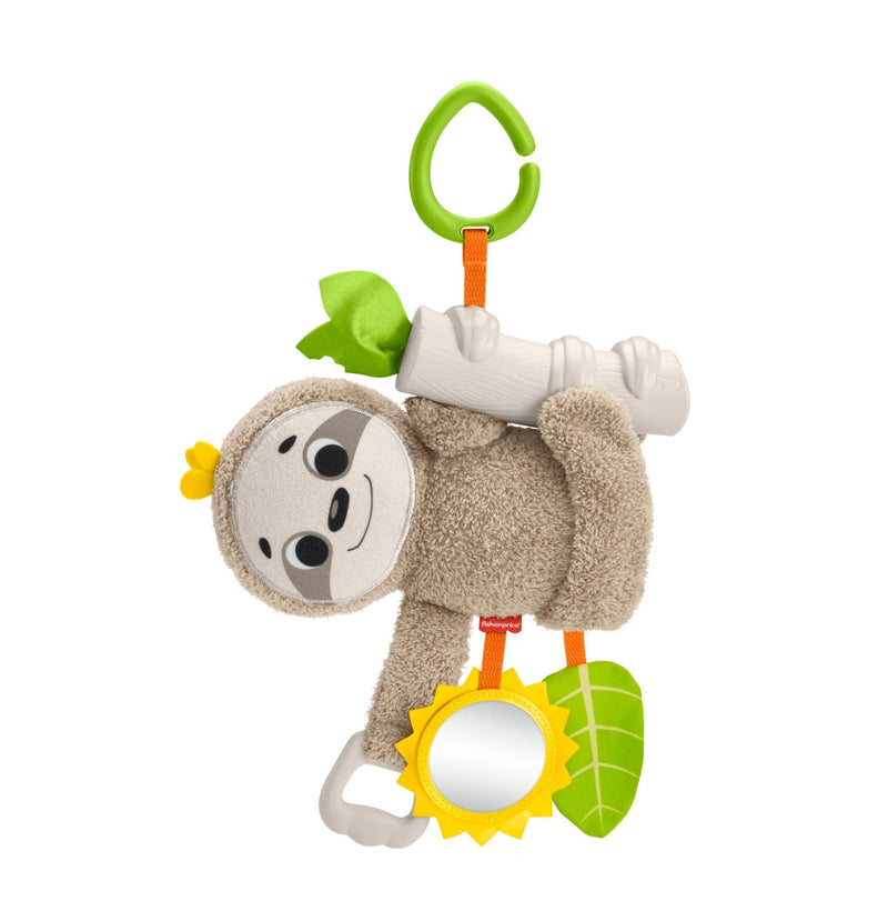 Fisher-Price Slow Much Fun Portable Stroller Sloth, Ages 0+ K5