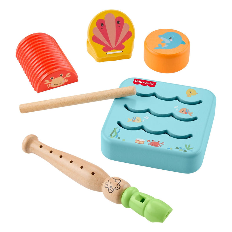 Fisher-Price Wooden Ocean Musical Gift Set E2