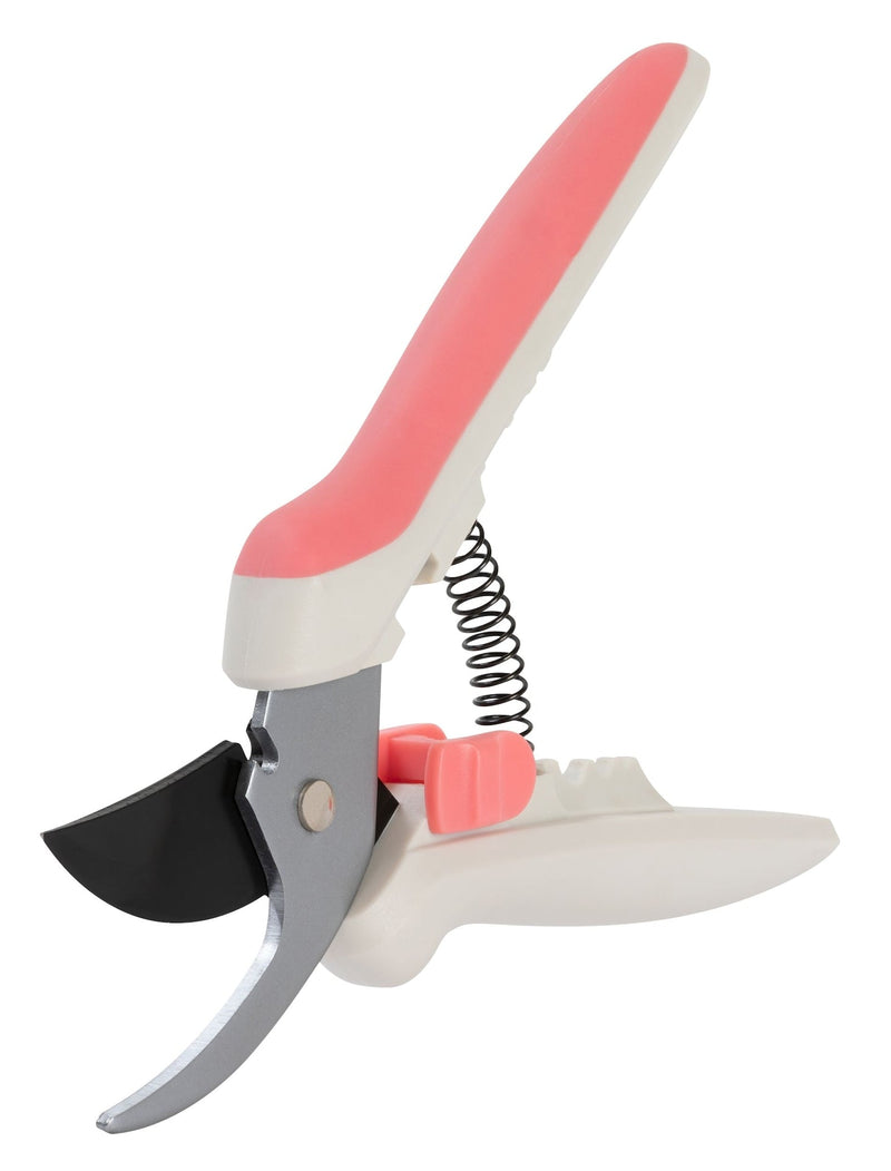 Fiskars Soft Grip Bypass Floral Pruning Shears with Stem Stripper and Wire Cutter D3
