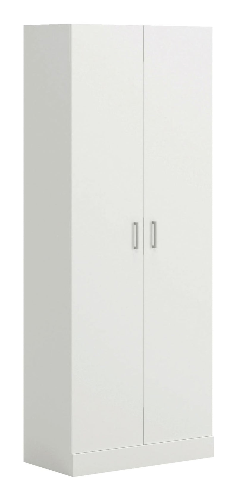 For Living 2-Door Storage/Pantry Cabinet With Adjustable Shelves, White H3