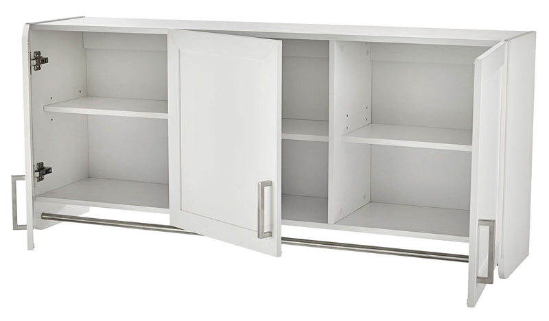 For Living 3-Door Wall Laundry Cabinet, White J1