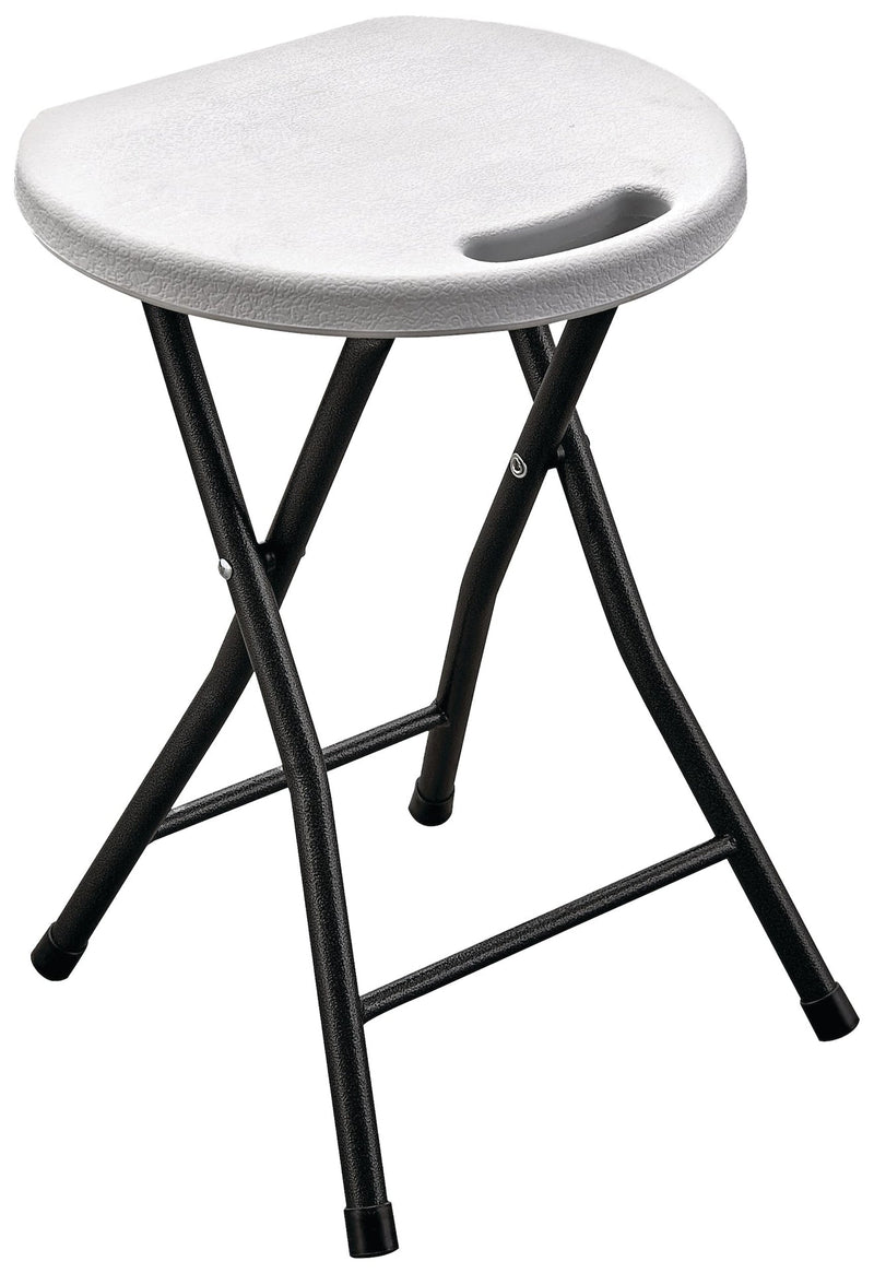 For Living Folding Portable Stool, Lightweight, Steel Frame R9