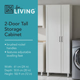 For Living Laundry Tall Cabinet