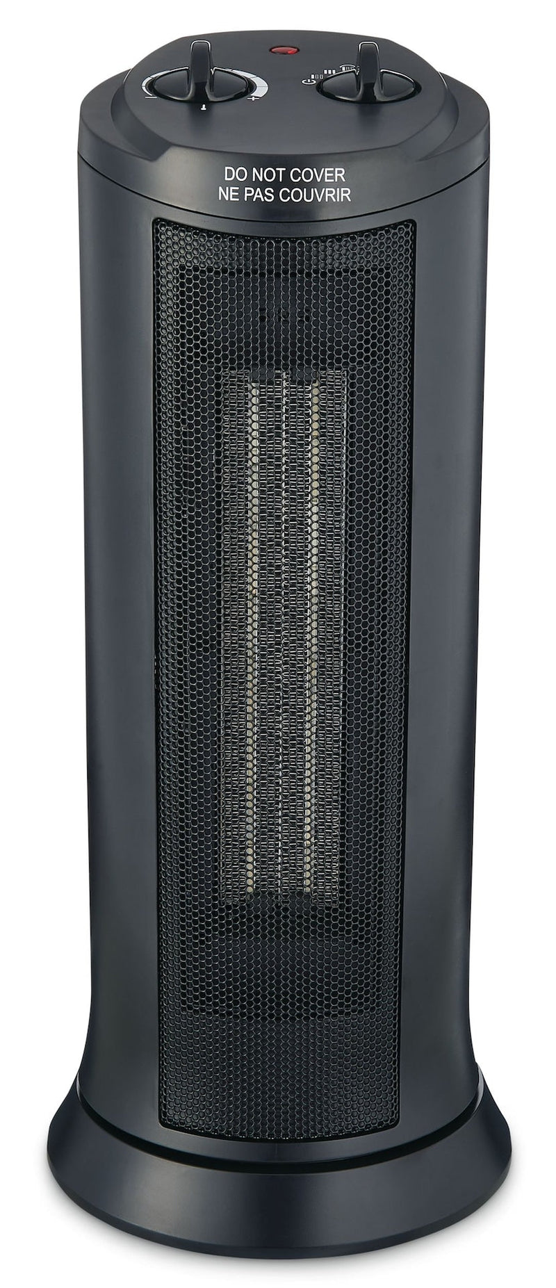 For Living Oscillating Tower Ceramic Space Heater withThermostat, 1500W, Black U7