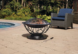 For Living Savona Round Wood-Burning Outdoor Fire Bowl/Fire Pit, 29.5 x 20-in
