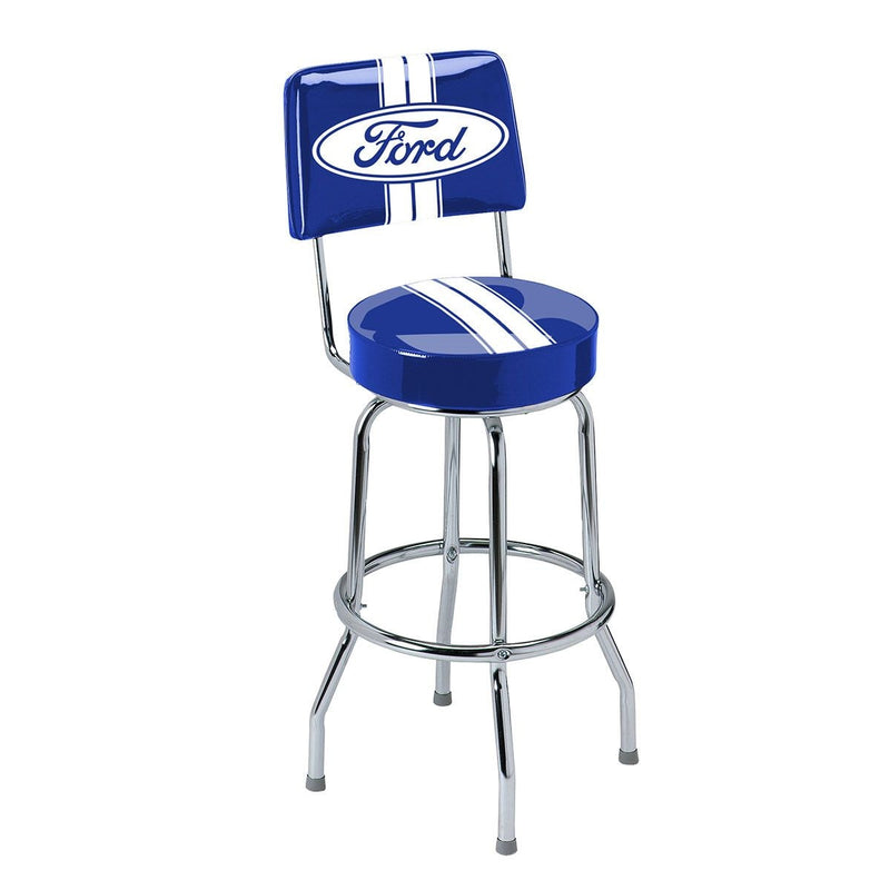 Ford Swivel Bar Stool with Backrest J0