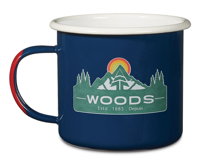 Forest Enamel Camping Mugs, Assorted Designs K2