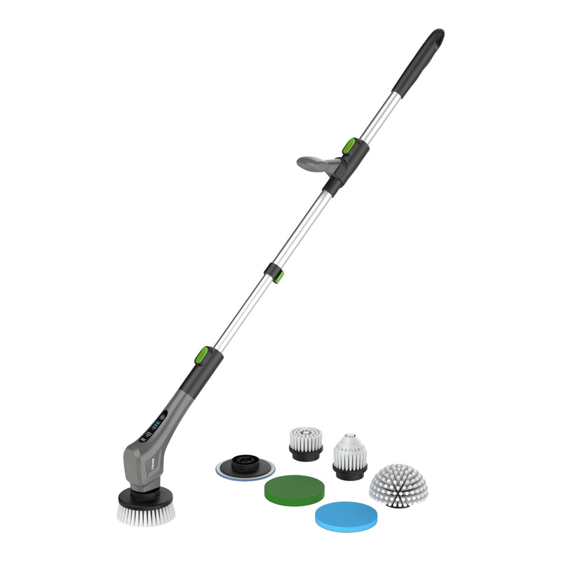FRANK Cordless Electric Spin Scrubber, Includes 7 Accessories G3