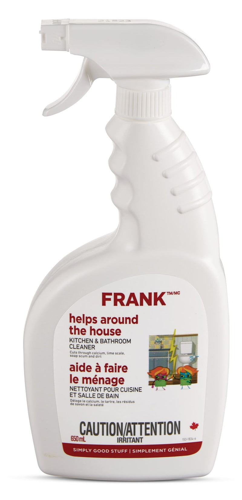 FRANK Multi-Surface Kitchen & Bathroom Cleaner, 650-mL T9