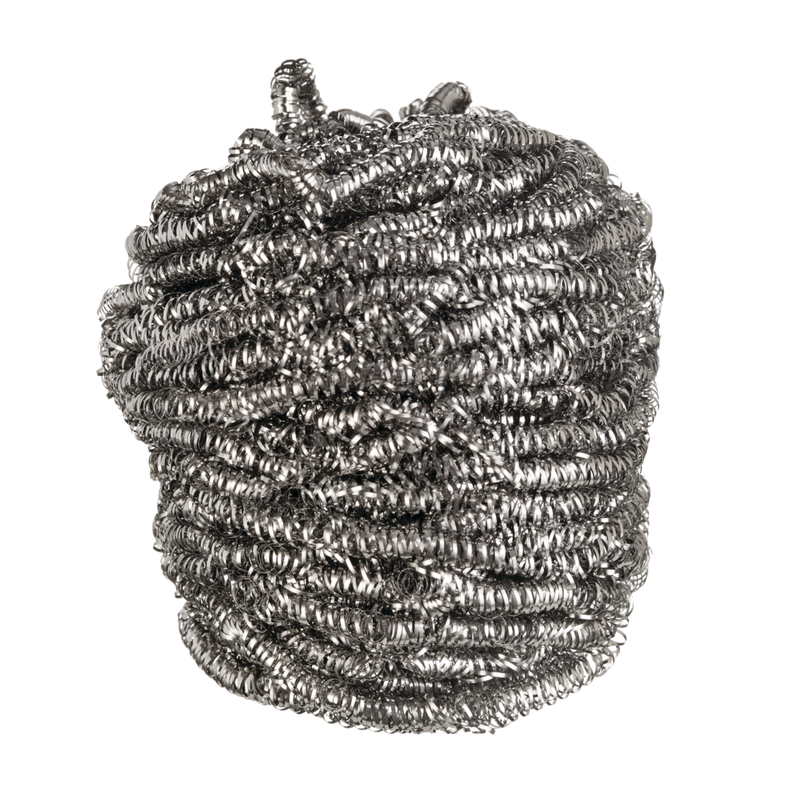 FRANK Stainless Steel Spiral Scour / Scrubber, 3-pk E3