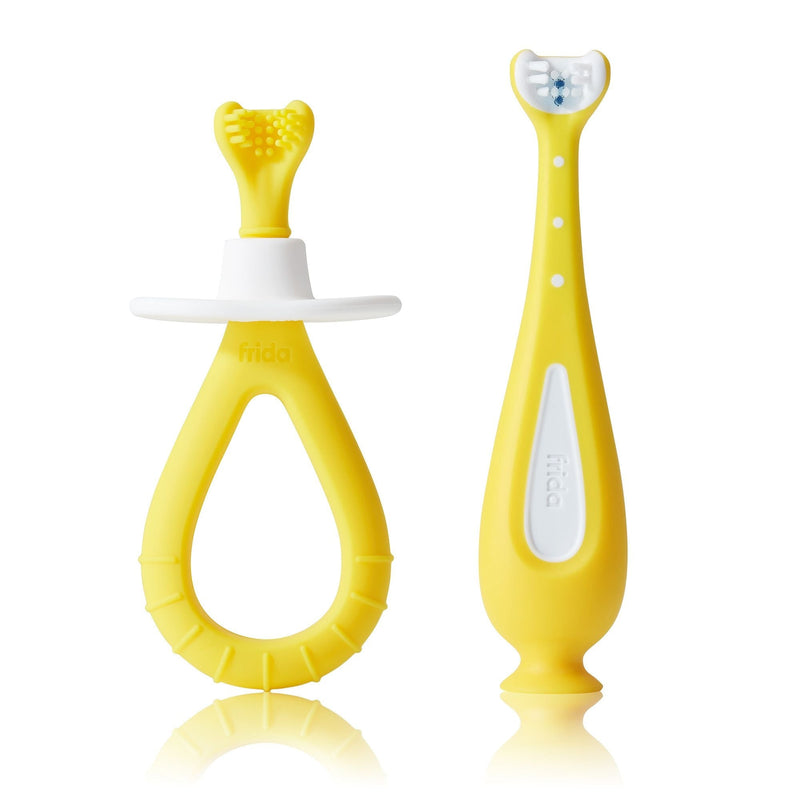 FridaBaby Grow-With-Me Baby Oral Care Training Toothbrush Set S9