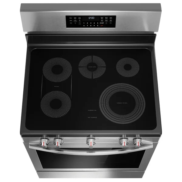 Frigidaire Gallery 30 in 5.3 cu ft. Stainless Steel Electric 5-Burner Range with Total Convection R0