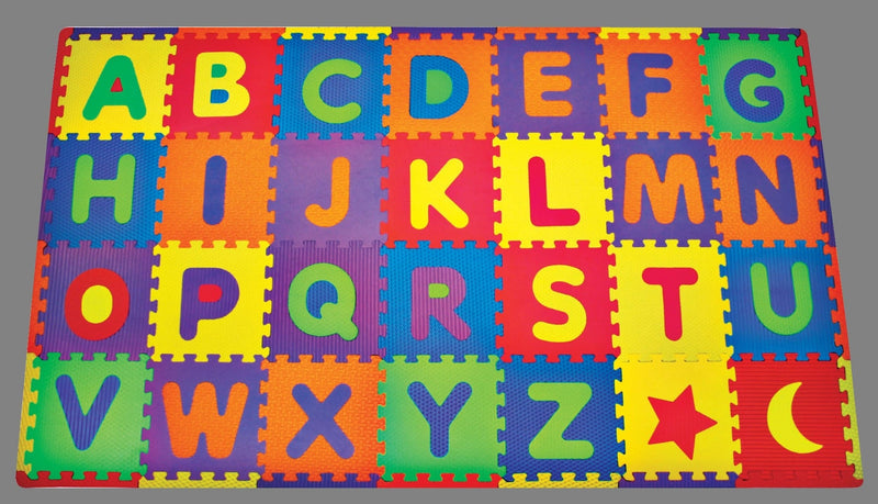 Funplay Pop-Out Alphabet Play Floor Mat, 78-pc, 7 x 4-ft, Ages 2+ S1