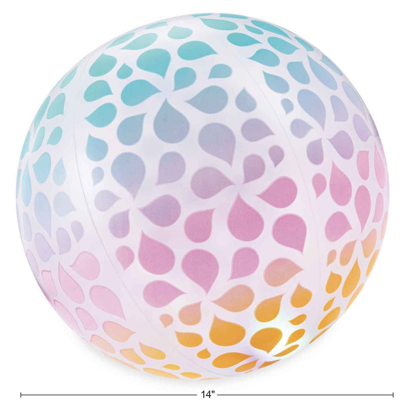 Funsicle Fun Glow Beach Ball, LED Lights, Ages 9+ E8
