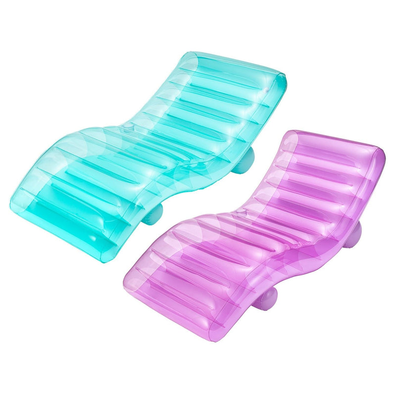 Funsicle FunChaiser Pool Lounger, 2-in-1 Valve, Ages 14+ O5