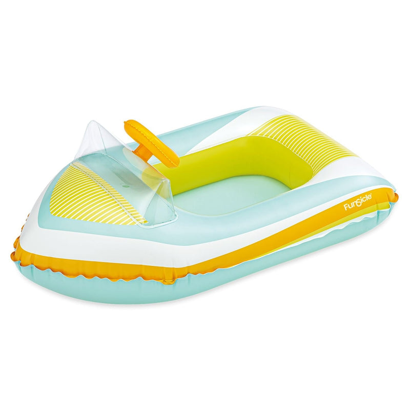 Funsicle Speed Baby Boat Pool Float, Inflatable, Ages 1+ D3