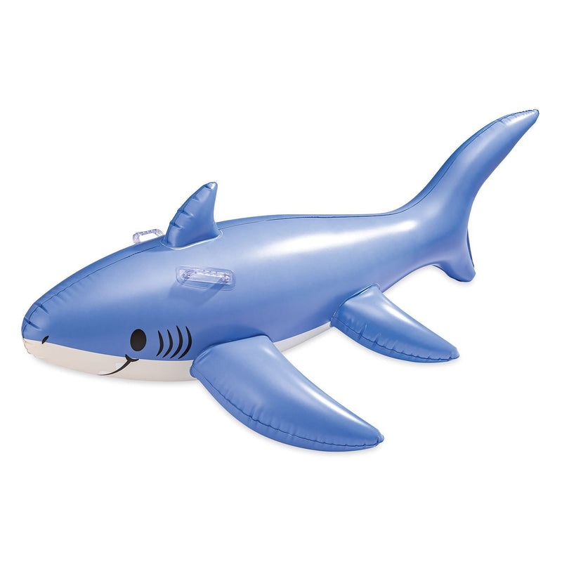 Funsicle Super Shark Ride-On Pool Float, Ages 3+ W7