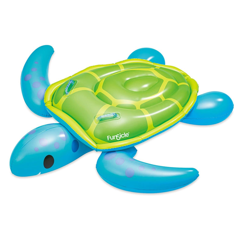Funsicle Turtle Time Ride-On Pool Float, Ages 3+ C6