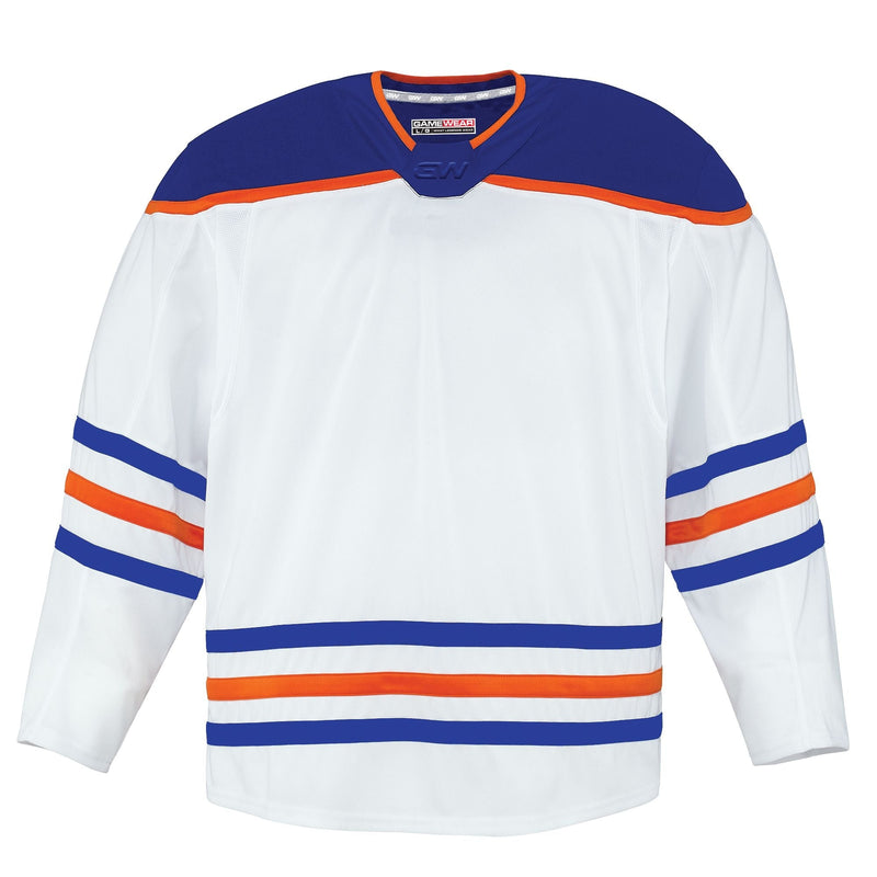 Gamewear 8500 Pro Team Hockey Jersey, Junior, Edmonton Oilers Away Colours, Various Sizes A9
