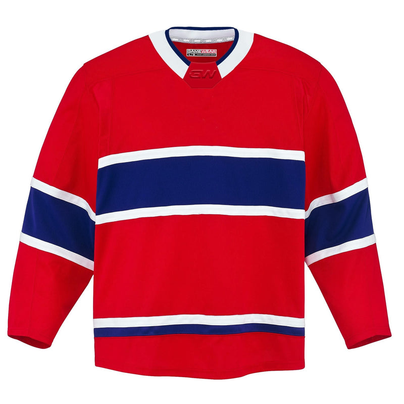 Gamewear 8500 Pro Team Hockey Jersey, Junior, Montreal Canadiens Home Colours, Various Sizes X9