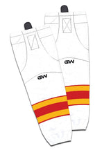 Gamewear 8500 Pro Team Performance Hockey Socks, Calgary Flames Away Colours, Assorted Sizes