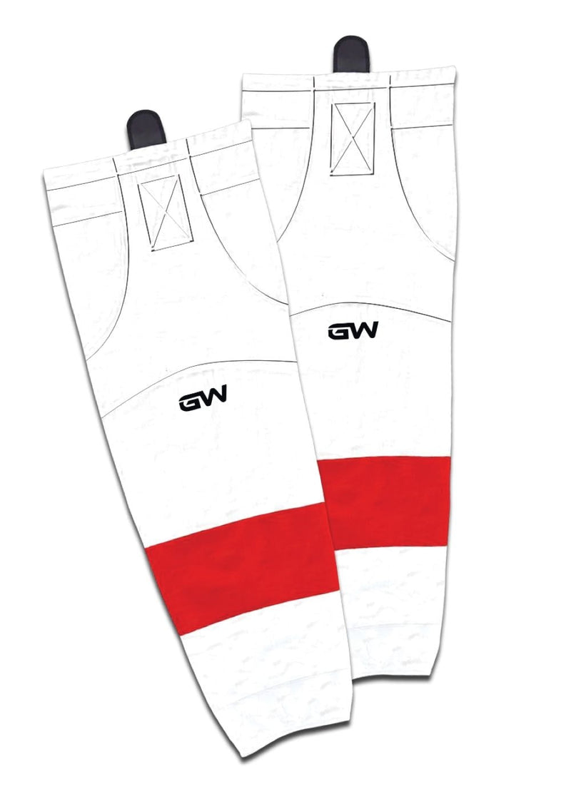 Gamewear 8500 Pro Team Performance Hockey Socks, Detroit Red Wings Away Colours, Assorted Sizes O7