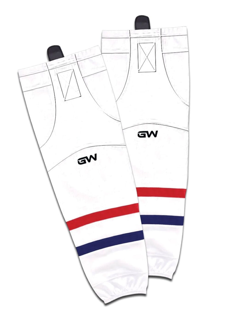 Gamewear 8500 Pro Team Performance Hockey Socks, Montreal Canadiens Away Colours, Assorted Sizes L6