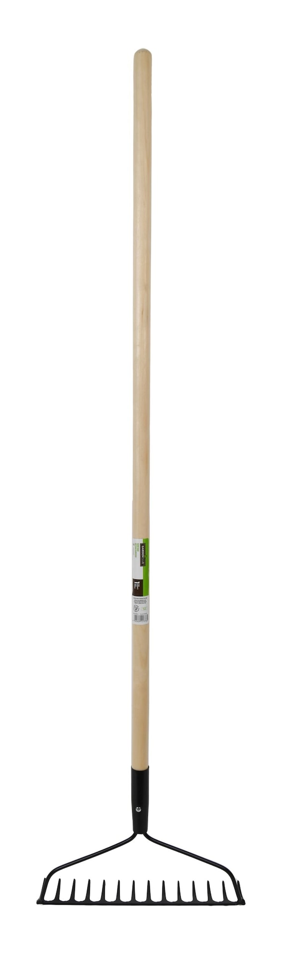 Garden Club Metal 14-Tine Bow Rake, 51-in Hardwood Shaft V7