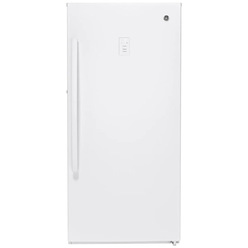 GE White 29 in 14.1 cu. ft. Frost-free Upright Freezer K3